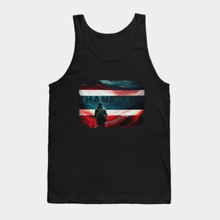 American Flag Thank you Tank Top